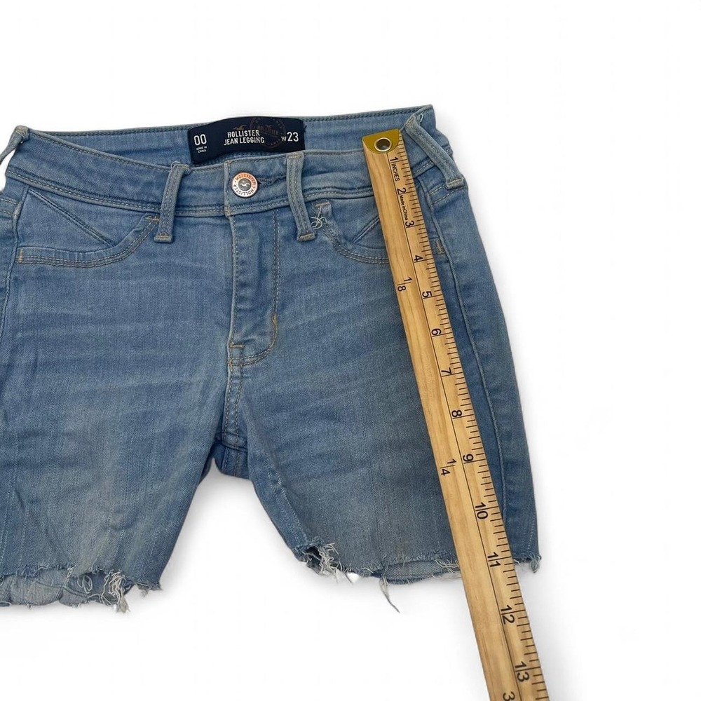 Hollister blue denim shorts size 00 - Picture 3 of 5